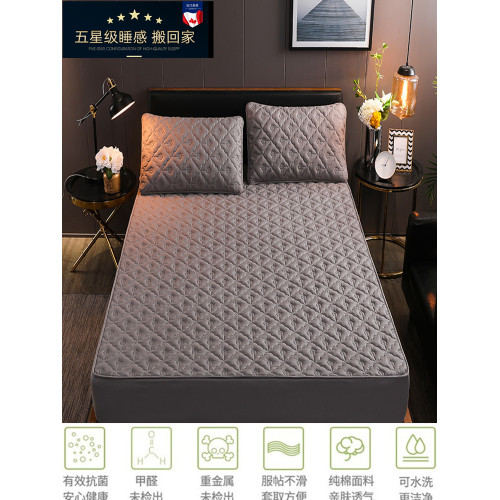 出口歐美100%純棉夾棉床包單件全棉抗菌防蟎蟲蓆夢思保護罩床墊套 出口歐美100%純棉夾棉床包單件全棉抗菌防蟎蟲蓆夢思保護罩床墊套