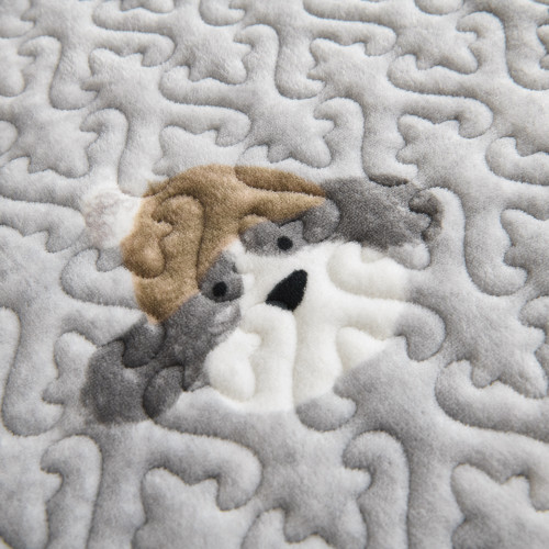 2026新款牛奶絨床蓋床墊床單冬季加絨毯防滑加厚毯毛毯三件套夾棉