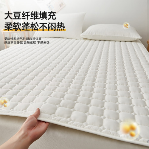 A類加厚夾棉床墊遮蓋物軟墊家用防滑墊褥子蓆夢思保護墊床包床罩