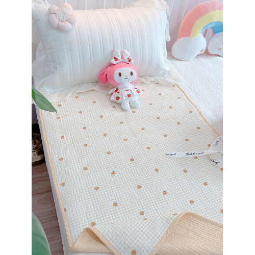 特價~韓國卡通嬰兒小墊隔尿墊床墊夾棉絎縫可愛寶寶床單雙面兩用