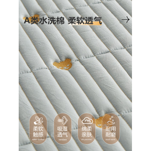 a類母嬰級床蓋單件夾棉床墊褥子鋪底四季通用加厚防滑床單不移位 a類母嬰級床蓋單件夾棉床墊褥子鋪底四季通用加厚防滑床單不移位