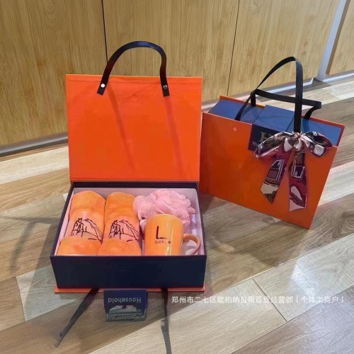 橙色-禮盒 棉花糖純棉毛巾浴巾三件套禮盒套裝隨手禮伴 橙色-禮盒 棉花糖純棉毛巾浴巾三件套禮盒套裝隨手禮伴