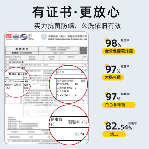 潔麗雅（Grace）A類抗菌毛巾浴巾禮盒三件套 純棉加厚成人男女洗