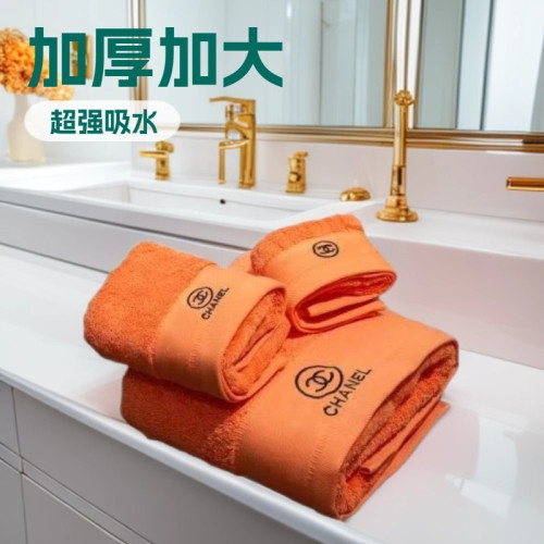 潮牌純棉加厚加大吸水浴巾酒店賓館家用美容院浴巾全棉