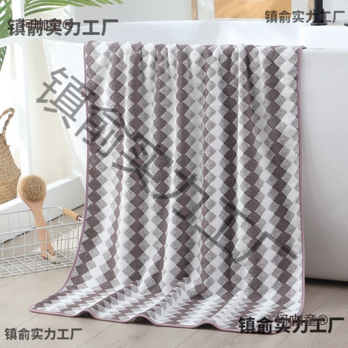 浴巾高陽高品日系ins風珊瑚絨浴巾加大號家用吸水速乾情侶麥太保