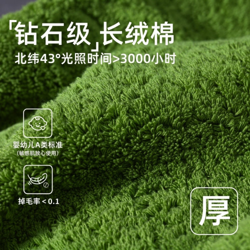 全棉大浴巾A類長絨棉毛巾加厚成人家用全棉拼豆毛巾純棉套裝