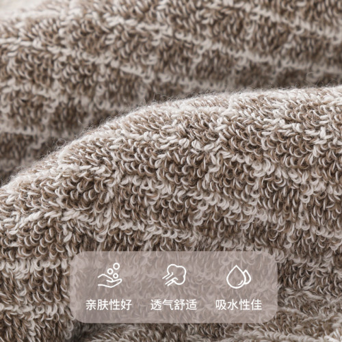 金號全棉01KA0332A小格子洗臉毛巾吸水A類標準加厚74*35