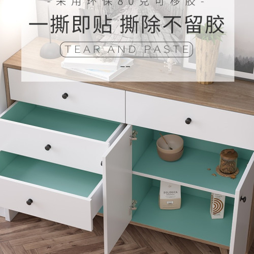 抽屜貼紙自粘鞋櫃衣櫃內部防塵貼膜廚房櫃子櫥櫃防水防油防潮墊紙