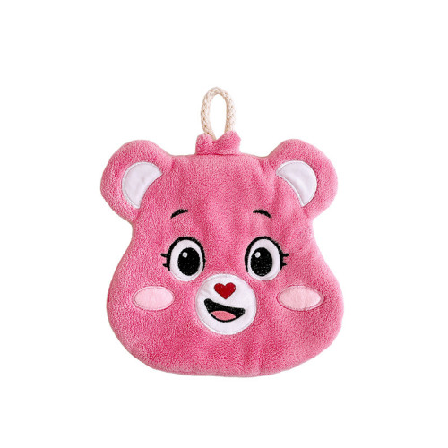 AFGH正版愛心小熊Care Bears大頭擦手巾加厚吸水廚房浴室