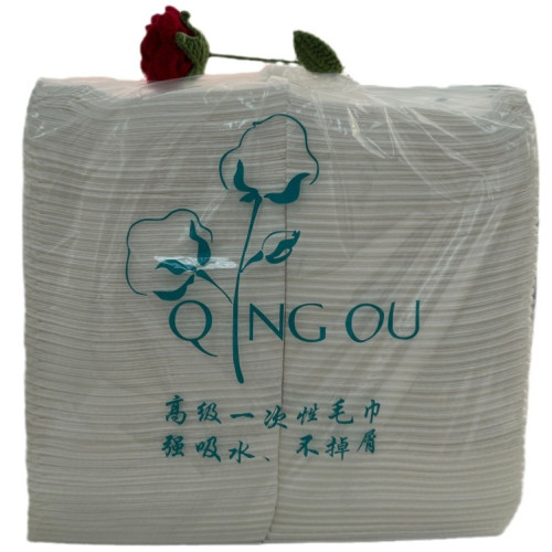 髮廊美容美髮理髮店一次性毛巾浴巾包頭加厚珍珠紋擦頭毛巾