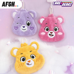 AFGH正版愛心小熊CareBears大頭擦手巾吸水廚房浴室珊瑚絨擦手巾