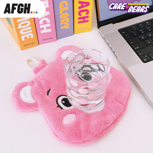 AFGH正版愛心小熊CareBears大頭擦手巾吸水廚房浴室珊瑚絨擦手巾