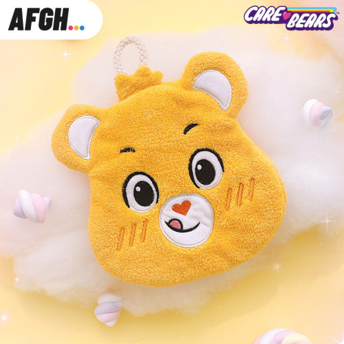 AFGH正版愛心小熊CareBears大頭擦手巾吸水廚房浴室珊瑚絨擦手巾