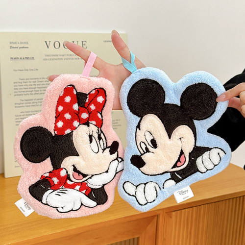 可愛不髮臭擦手帕廚房衛生間專用抹布毛巾超強吸水加厚掛式擦手巾