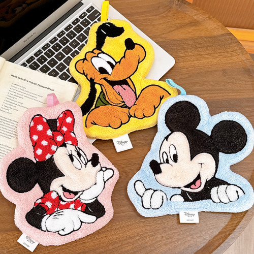 可愛不髮臭擦手帕廚房衛生間專用抹布毛巾超強吸水加厚掛式擦手巾