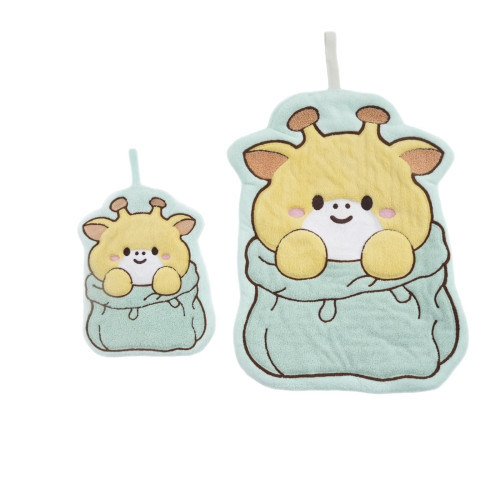 新款親子套裝擦手巾可掛式卡通擦手小毛巾加厚吸水衛生間吸水手帕 新款親子套裝擦手巾可掛式卡通擦手小毛巾加厚吸水衛生間吸水手帕