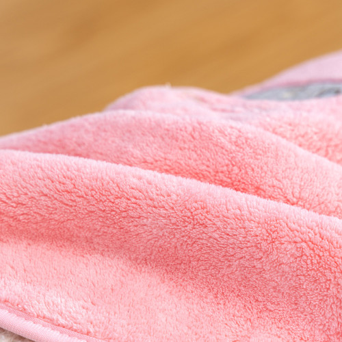 卡通珊瑚絨擦手巾掛式家用吸水小毛巾洗臉巾加厚面巾手帕廚房抹布