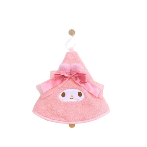 卡通珊瑚絨擦手巾掛式家用吸水小毛巾洗臉巾加厚面巾手帕廚房抹布