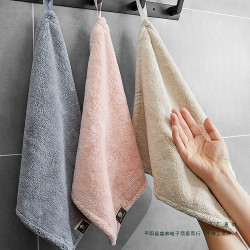 擦手布掛式廚房擦手毛巾吸水抹手布衛生間洗手巾擦手巾珊瑚絨