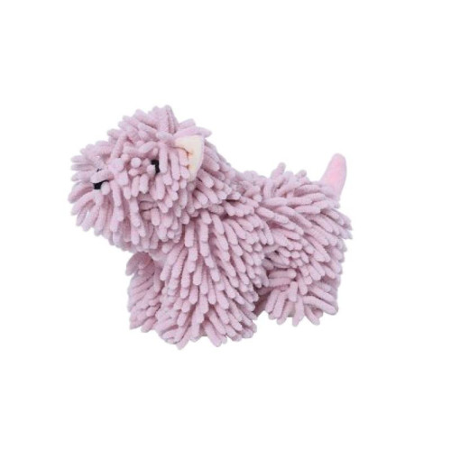 卡通小狗雪尼爾擦手巾萌趣多功能家用卡通動物創意擦手巾柔軟可愛