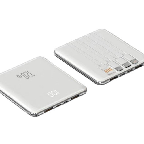 120W自帶線快充行動電源20000安培雙向大容量行動電源長續航