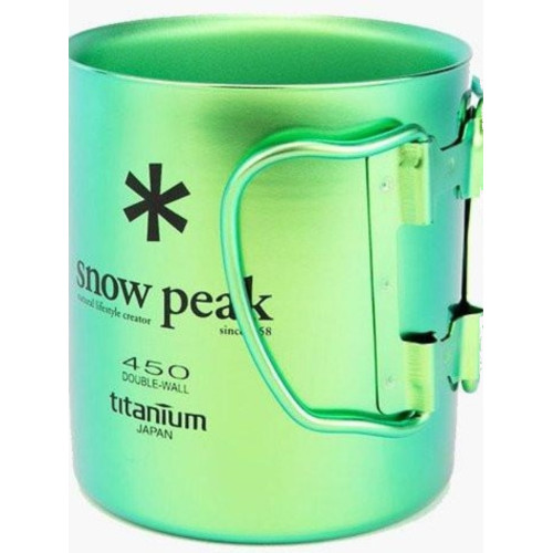 Snow Peak Ti-Double Color雪峰雙層彩鈦杯超輕戶外露營馬克450ml