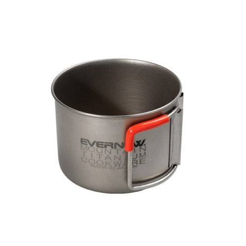EVERNEW Ti-Demitasse 220愛玩牛戶外咖啡登山茶碗鈦杯帶柄ECA543