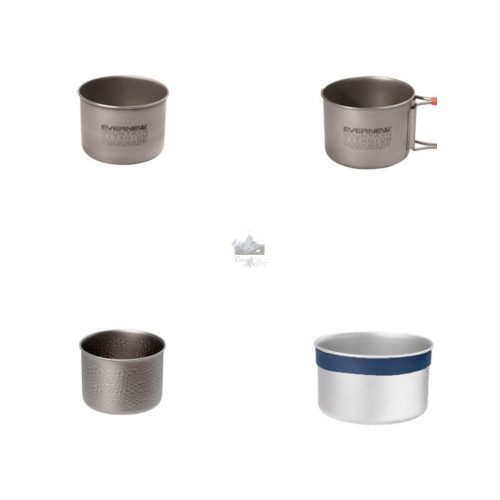 EVERNEW Ti-Demitasse 220愛玩牛戶外咖啡登山茶碗鈦杯帶柄ECA543