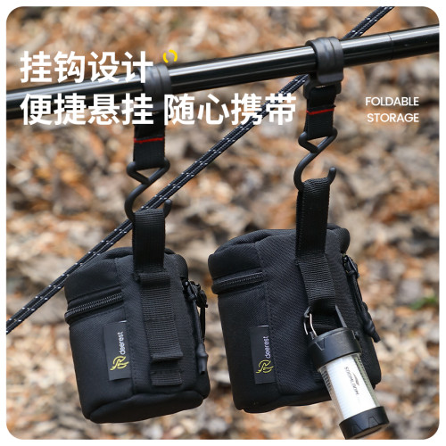 舒鹿deerest戶外水杯收納袋多功能啤酒杯鈦杯套露營戶外小收納包