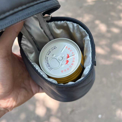 做工沒得說！鈦杯保溫杯燜燒杯輔食湯罐保護套防摔手提袋子