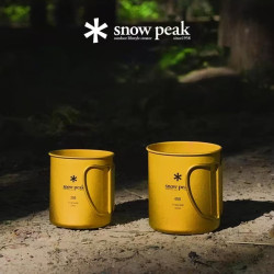 Snowpeak雪峰戶外露營單層鈦杯MG-141/MG-142/MG-143/MG-144