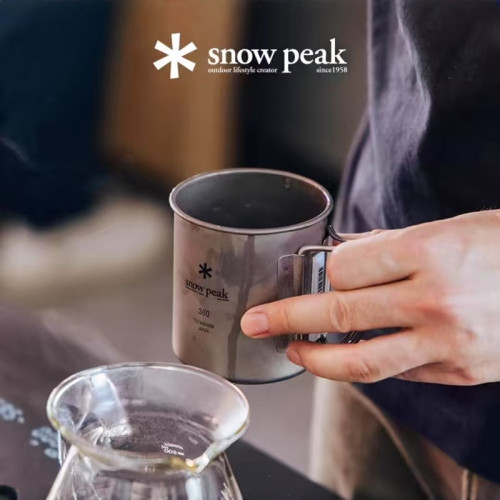 Snowpeak雪峰戶外露營單層鈦杯MG-141/MG-142/MG-143/MG-144