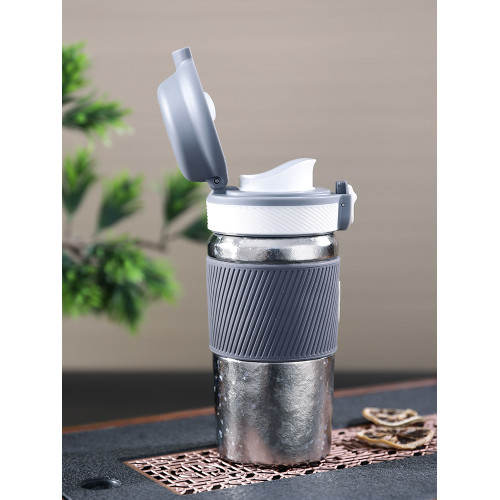 鈦工匠純鈦保溫杯男生保冷杯女生隨手杯咖啡杯彈跳蓋純鈦水杯鈦杯