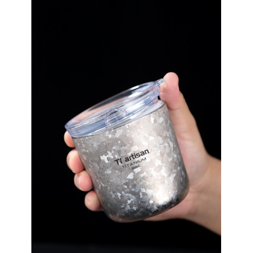 鈦工匠純鈦咖啡杯雙層鈦杯戶外隨行杯露營可攜式防燙耐高溫純鈦水杯 鈦工匠純鈦咖啡杯雙層鈦杯戶外隨行杯露營可攜式防燙耐高溫純鈦水杯