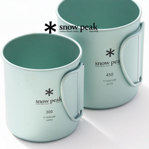 Snowpeak雪峰福山限定單層雙層鈦杯叉勺MG-143-FKY/MG-142-FKY