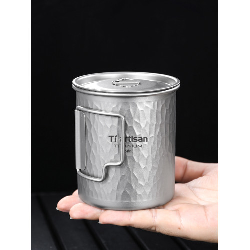 鈦工匠純鈦水杯戶外露營可攜式鈦杯子高檔咖啡杯純鈦馬克杯隨手鈦杯