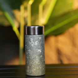遠山象內外純鈦保溫杯220ml口袋杯可攜式迷你鈦杯水杯戶外露營杯