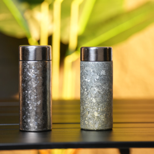 遠山象內外純鈦保溫杯220ml口袋杯可攜式迷你鈦杯水杯戶外露營杯