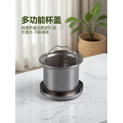 戶外鈦杯純鈦可攜式水杯露營泡茶杯旅行茶具咖啡杯馬克杯鈦合金杯子
