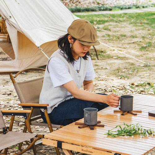 Naturehike挪客純鈦水杯戶外露營杯鈦碗鈦杯酒杯子咖啡杯可攜式水壺