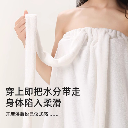 毛毛雨可穿式浴巾速乾女款吸水抹胸浴裙浴袍四季通用裹巾高級