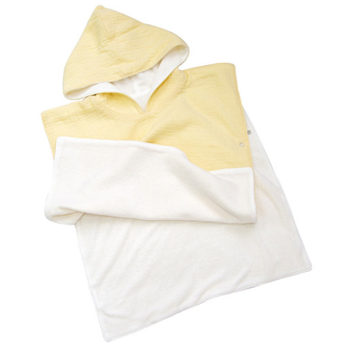 嬰幼兒童專用洗澡巾全棉吸水a類母嬰級帶帽鬥篷紗布浴巾 嬰幼兒童專用洗澡巾全棉吸水a類母嬰級帶帽鬥篷紗布浴巾