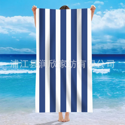 單面絨沙灘巾超細纖維沙灘浴巾個性條紋圖案毛巾浴巾夏季沙灘 單面絨沙灘巾超細纖維沙灘浴巾個性條紋圖案毛巾浴巾夏季沙灘