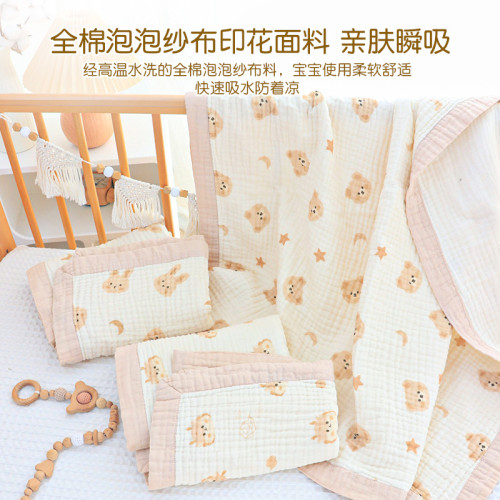 嬰兒浴巾新生超軟全棉吸水速乾0—3月兒童6層紗布蓋毯寶寶包單 嬰兒浴巾新生超軟全棉吸水速乾0—3月兒童6層紗布蓋毯寶寶包單