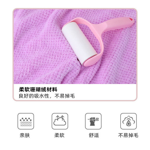 女士可穿式裹胸加大加厚吊帶浴裙成人速乾浴袍超大浴巾菠蘿格