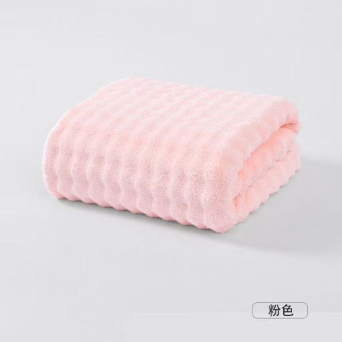 泡泡絨大浴巾珊瑚絨柔軟奶泡乾髮洗臉毛巾吸水速乾加厚沙灘裹巾