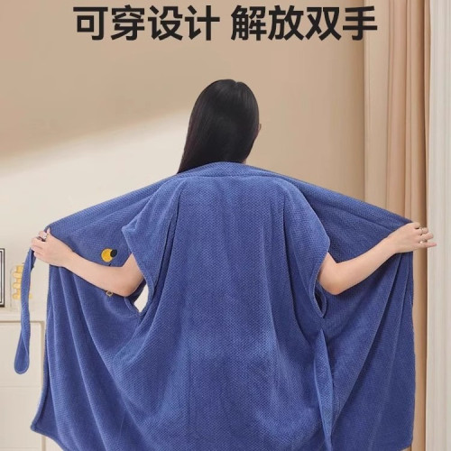 浴巾女士2025新款速乾可穿可裹全身比全棉吸水浴袍可穿式四季通用 浴巾女士2025新款速乾可穿可裹全身比全棉吸水浴袍可穿式四季通用