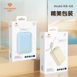 狂閃ks-u2雙線性能版快充移動行動電源2萬耐用戶外必備可攜式鋼琴烤漆