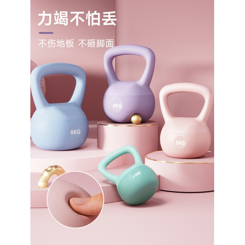 家軟壺鈴女士健身器材5公斤 練臀翹臀提壺啞鈴男士訓練 家軟壺鈴女士健身器材5公斤 練臀翹臀提壺啞鈴男士訓練