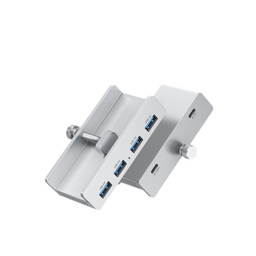 USB3.0鋁合金擴展器桌上型機電腦集線器多功能卡釦式拓展隖